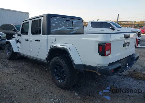 2023 Jeep Gladiator Willys 4X4 z USA, uszkodzony, nr VIN 1C6HJTAGXPL548617